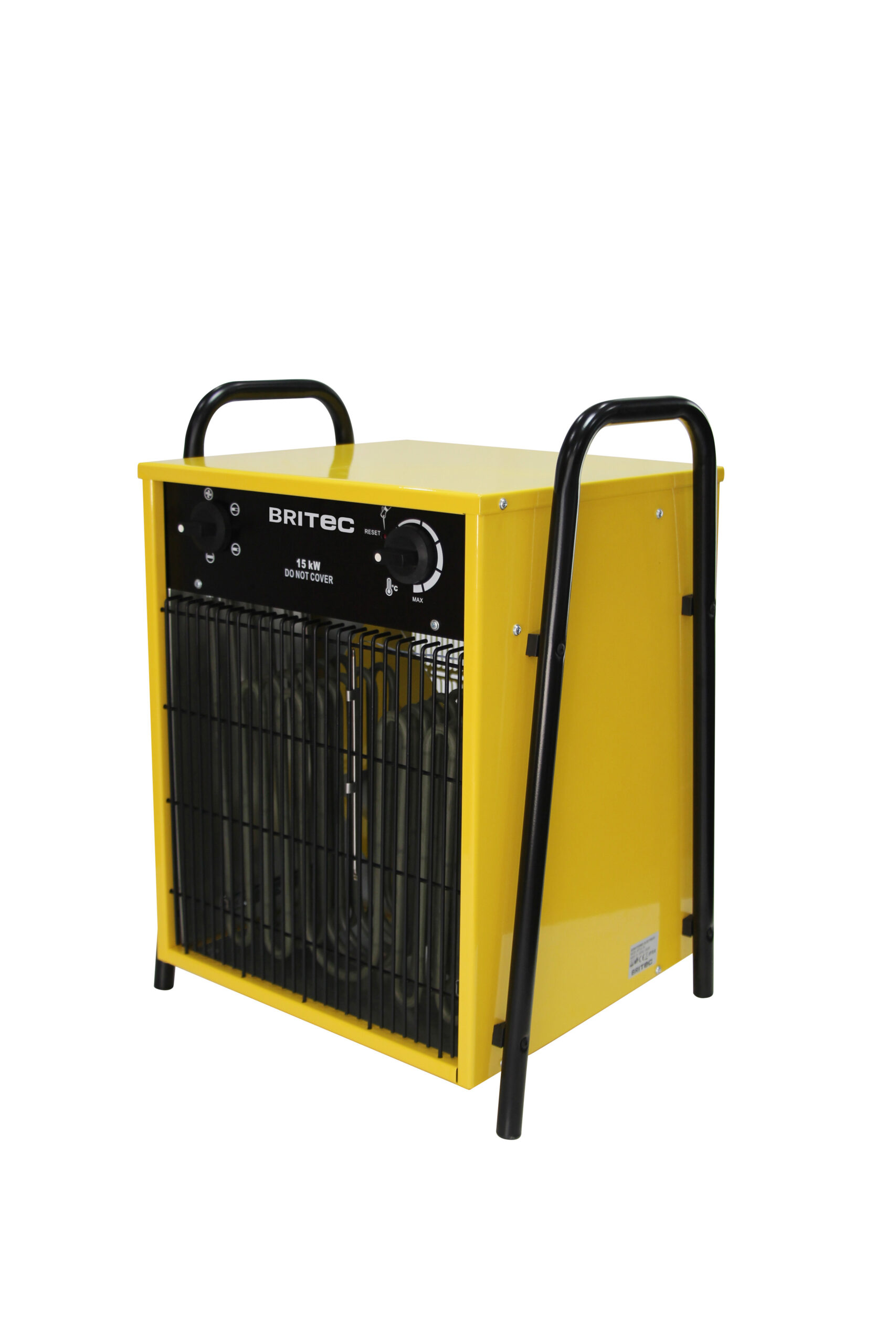 Calefactor industrial BRITEC BTVI-3 3000W Cuerpo metálico. Ref. 9310R579 —  Ferretería Miranda