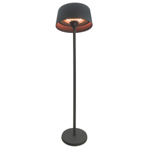 Calefacción eléctrica para exterior BRITEC SIRMIONE NEGRO CON PEDESTAL-5403000042B_01