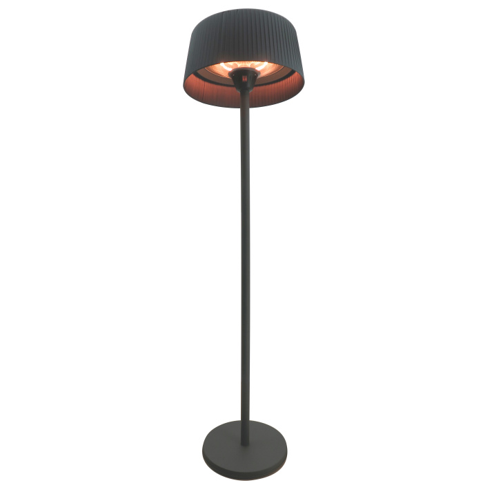 Calefacción eléctrica para exterior BRITEC SIRMIONE NEGRO CON PEDESTAL-5403000042B_01