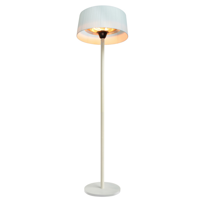 Calefacción eléctrica para exterior BRITEC SIRMIONE BLANCO CON PEDESTAL-5403000043B_01