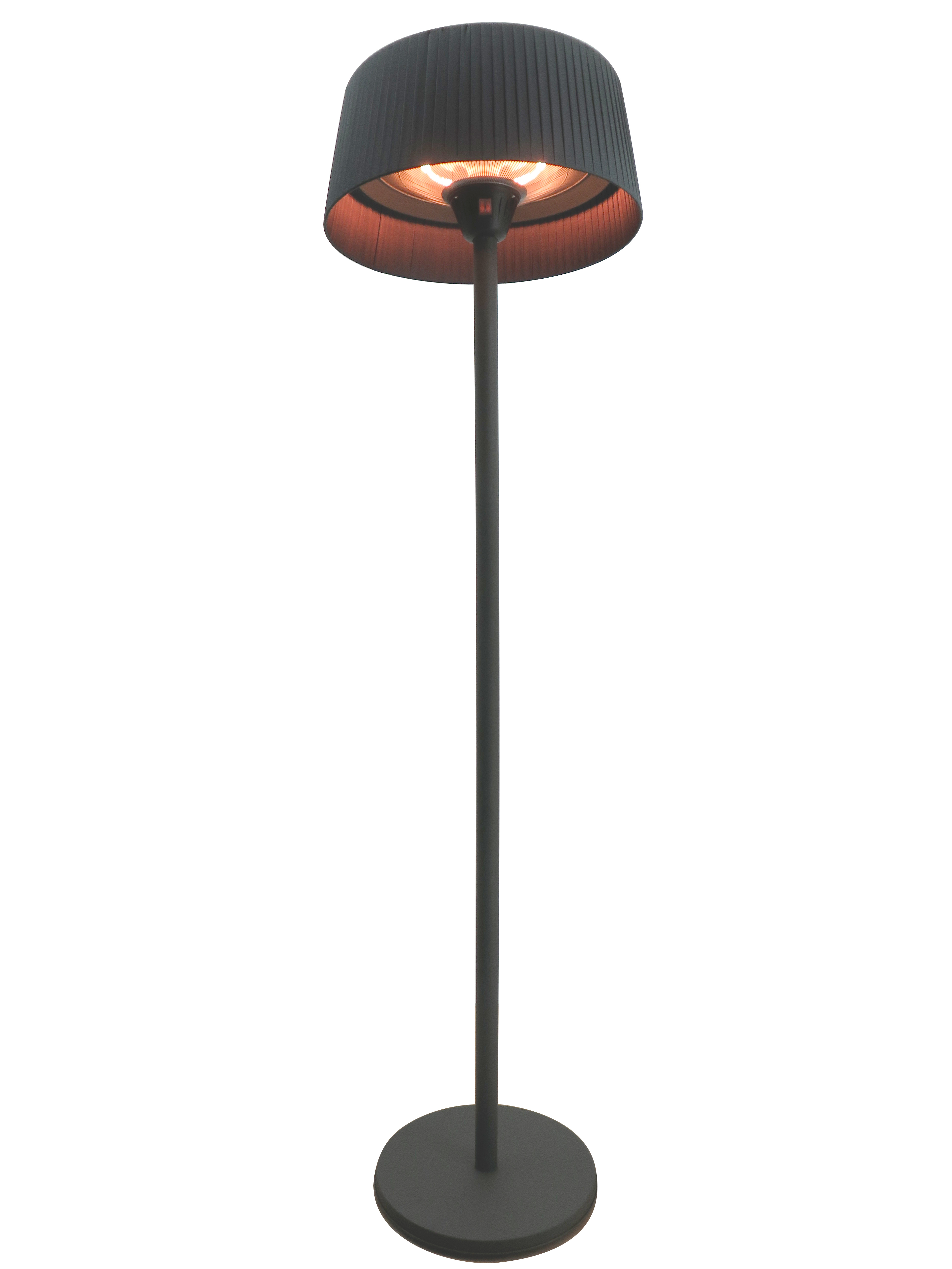 Calefacción eléctrica para exterior BRITEC SIRMIONE NEGRO CON PEDESTAL-5403000042B_01