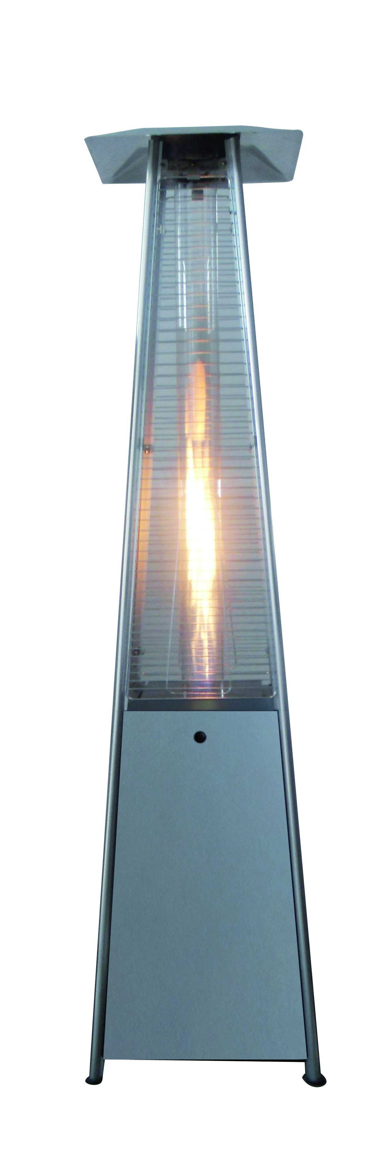 Calefacción a gas para exterior BRITEC FLAMME PIRÁMIDE PLATA-5406000005_01